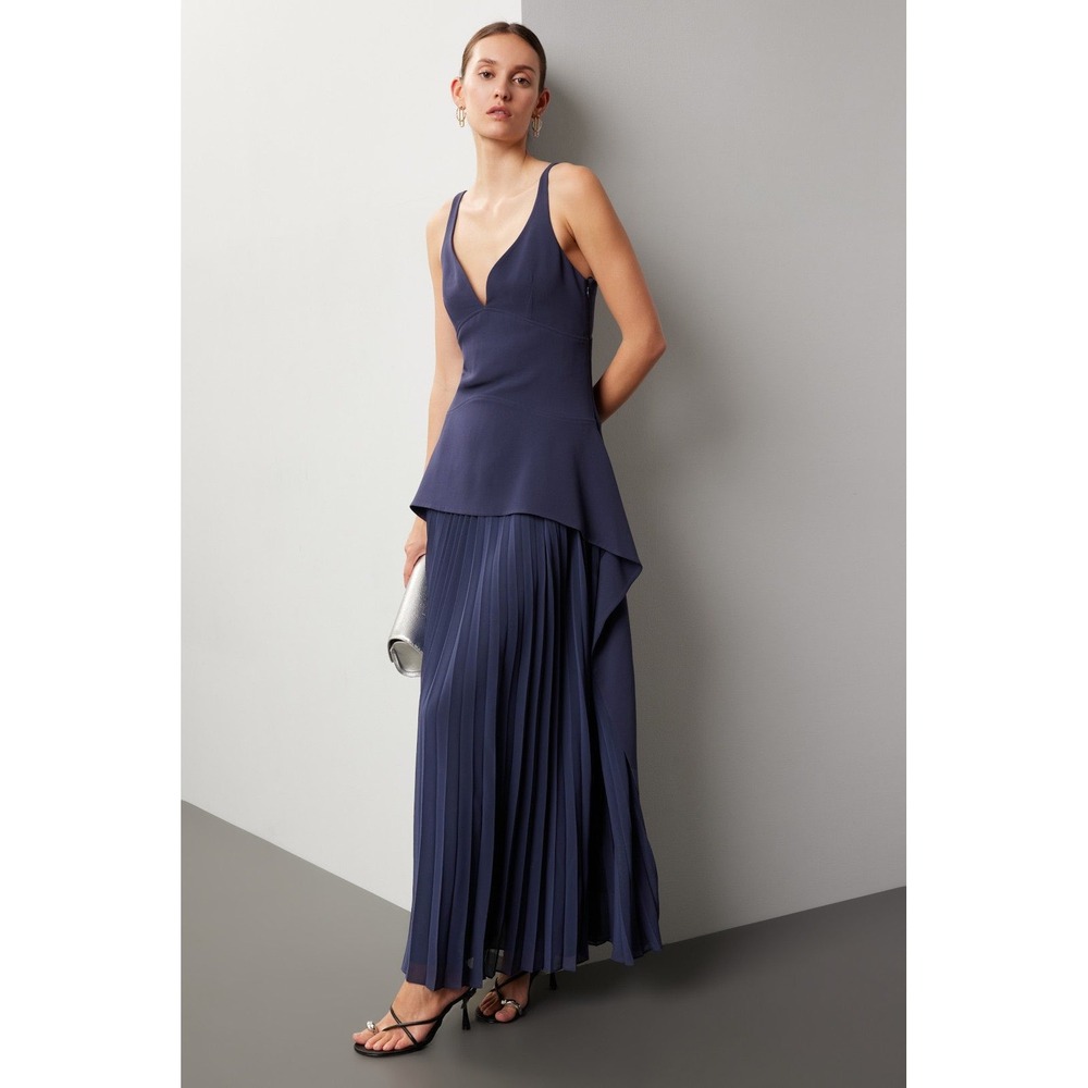 Simkhai dark blue dress